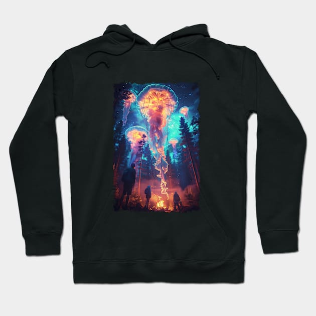 They Came at Night Hoodie by DavidLoblaw